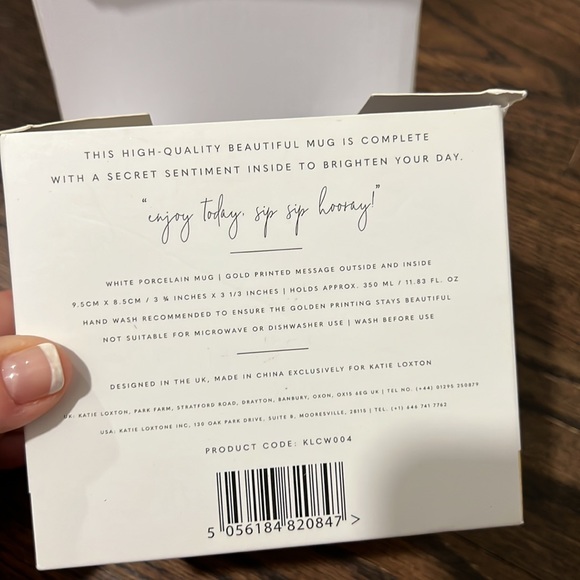 NIB Katie Loxton “May Contain Champagne” Mug - Picture 8 of 8